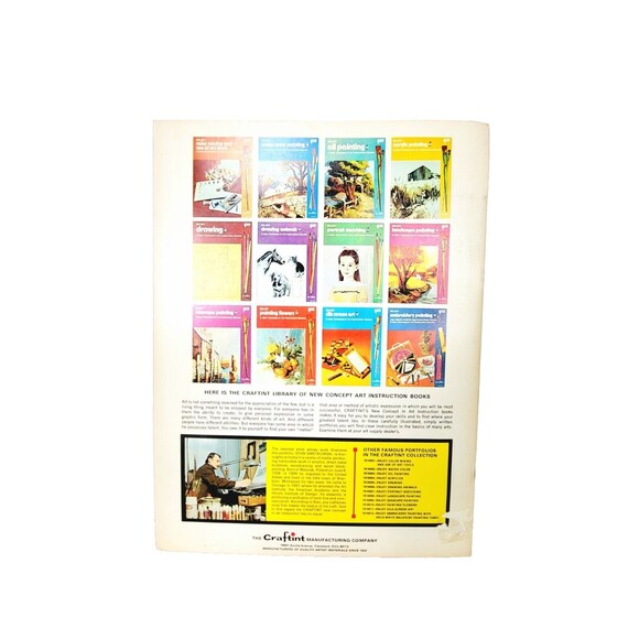 Vintage 70s Craftint A New Concept In Art Instruction Book Lot of 3 Books Set - Picture 9 of 10